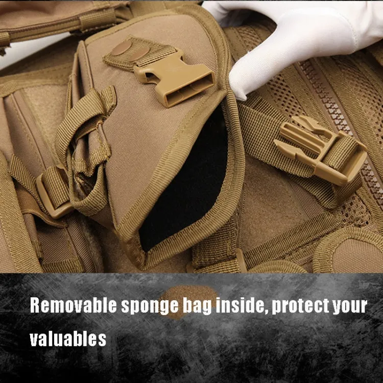 A60 Outdoor Equipment Vest Breathable Mesh Vest Tool Pocket, Size: Free Size(Brown)