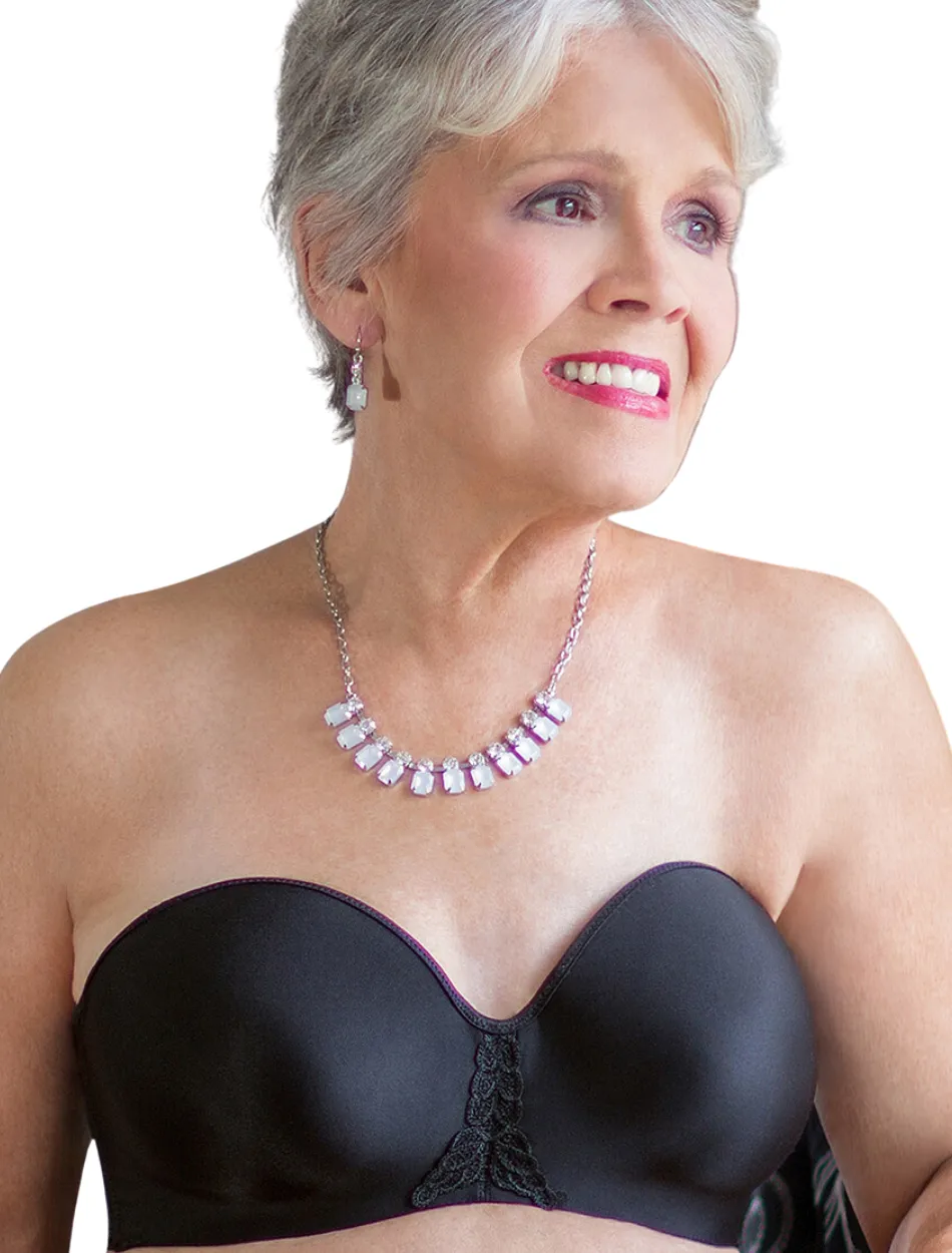 ABC American Breast Care Strapless Mastectomy Bra, Black | Black Strapless Mastectomy Bra ABC | Mastectomy American Breast Care Strapless Bra