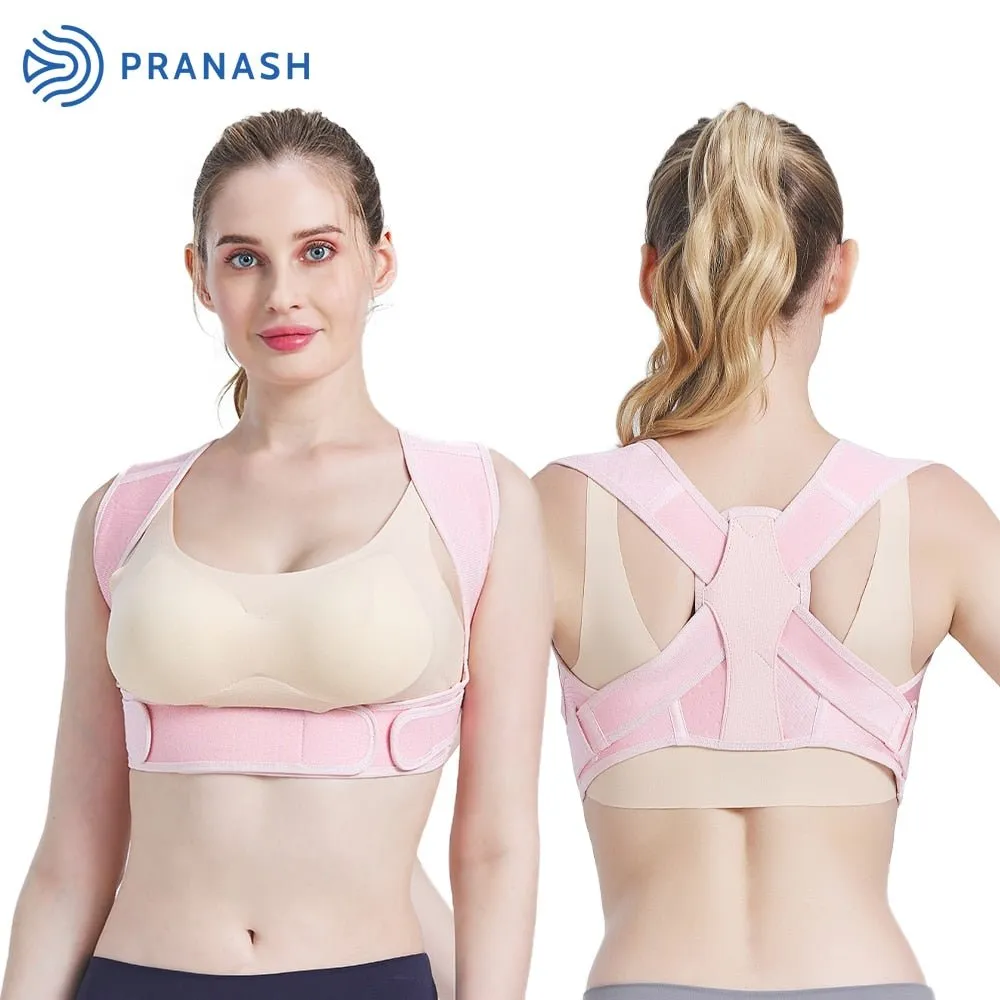 Adjustable Clavicle Posture Corrector - Back Brace Straightener for Clavicle Support and Providing Pain Relief from Neck, Shoulder, and Back