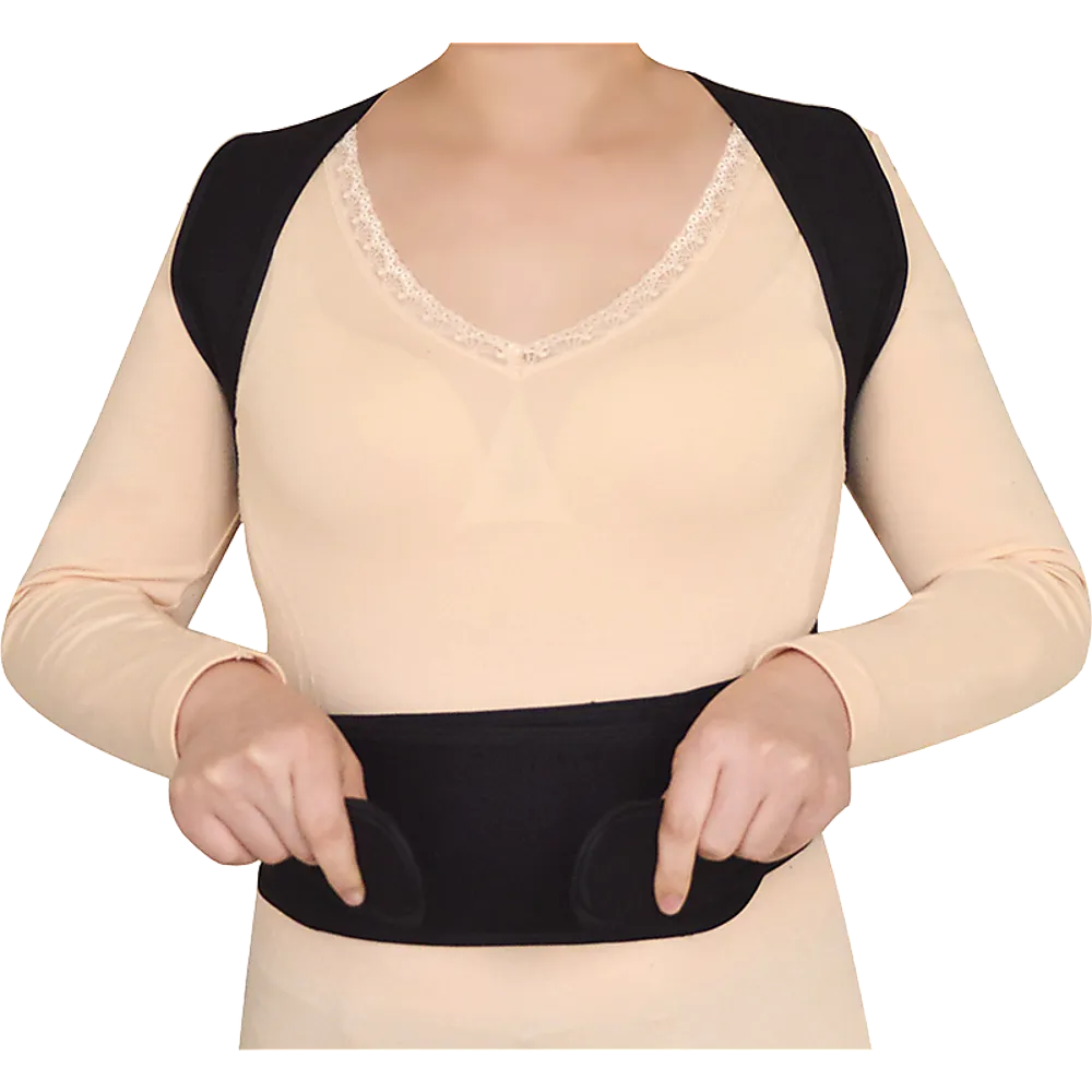 Adjustable Medium Back Brace & Posture Corrector, Unisex