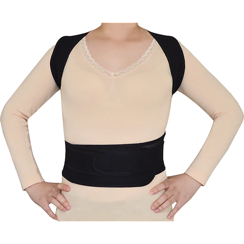 Adjustable Medium Back Brace & Posture Corrector, Unisex