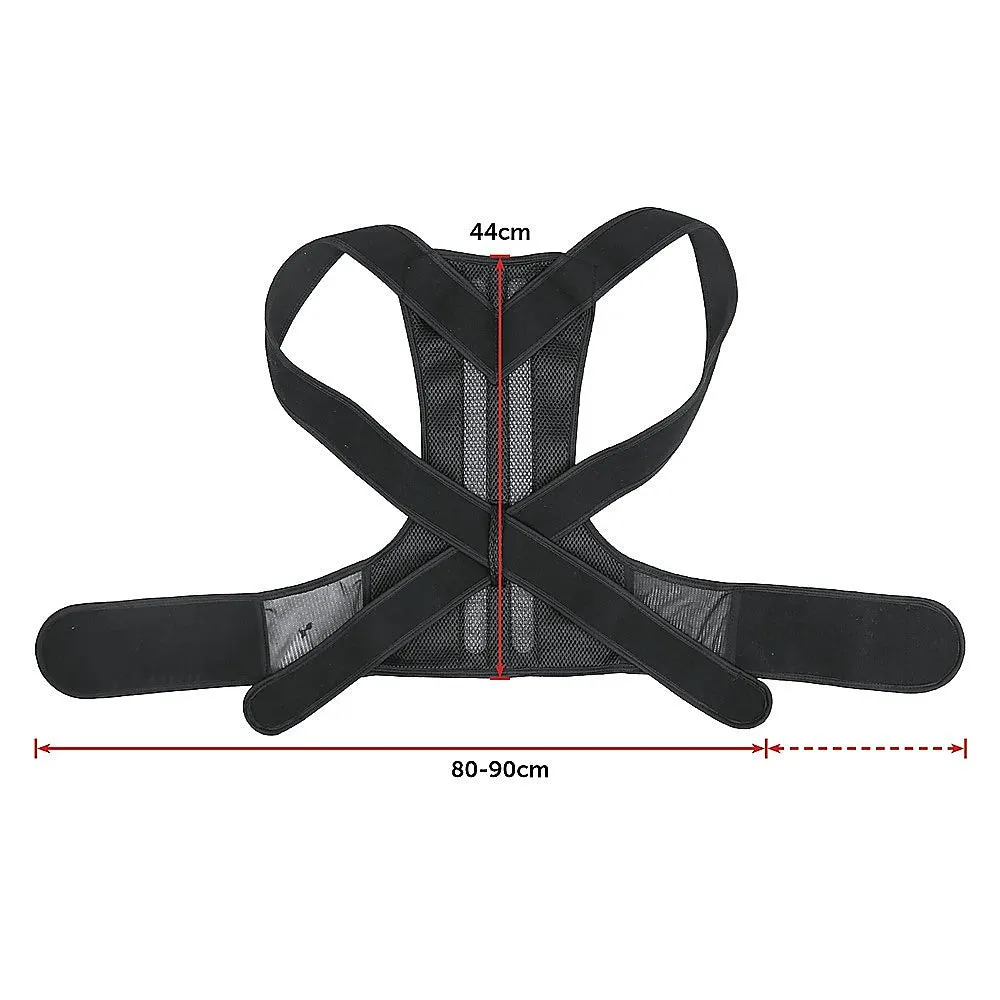 Adjustable Medium Back Brace & Posture Corrector, Unisex