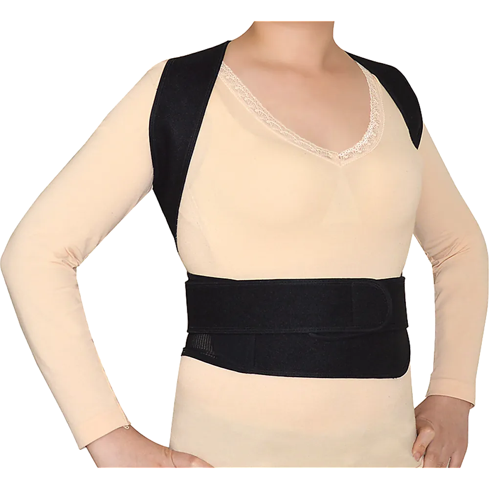 Adjustable Medium Back Brace & Posture Corrector, Unisex