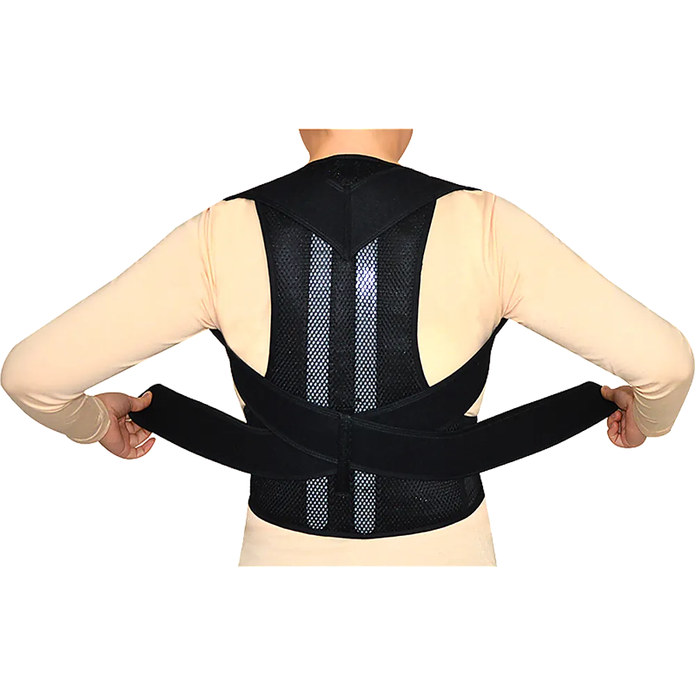 Adjustable Medium Back Brace & Posture Corrector, Unisex