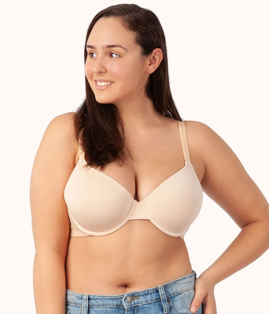 All-Day No-Wire Push-Up Bra Bundle: Jet Black/Toasted Almond