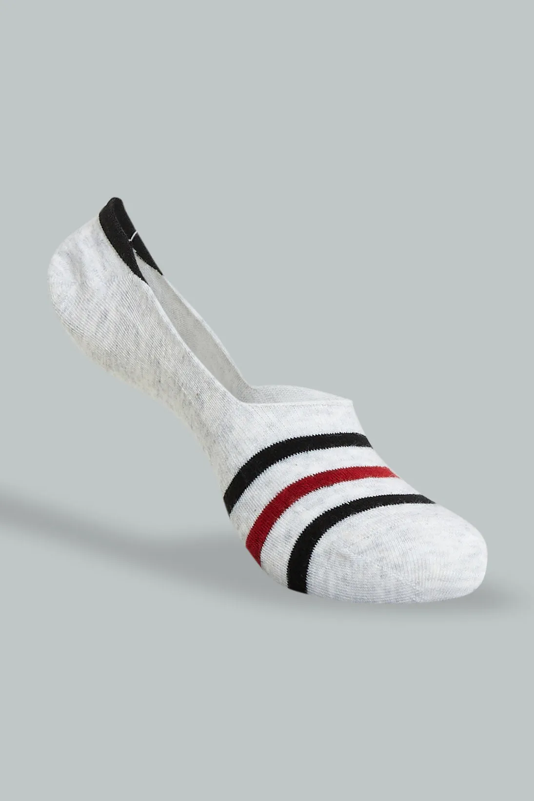 Assorted Stripe Invisible Socks For Senior Boys (Pack of 2)