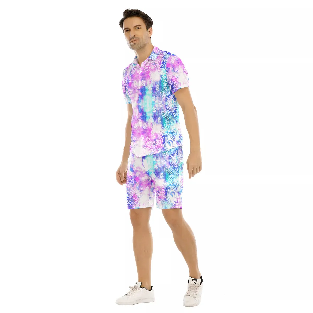 BANDANA COLORFULL Men's Short Sleeve Shirt Sets