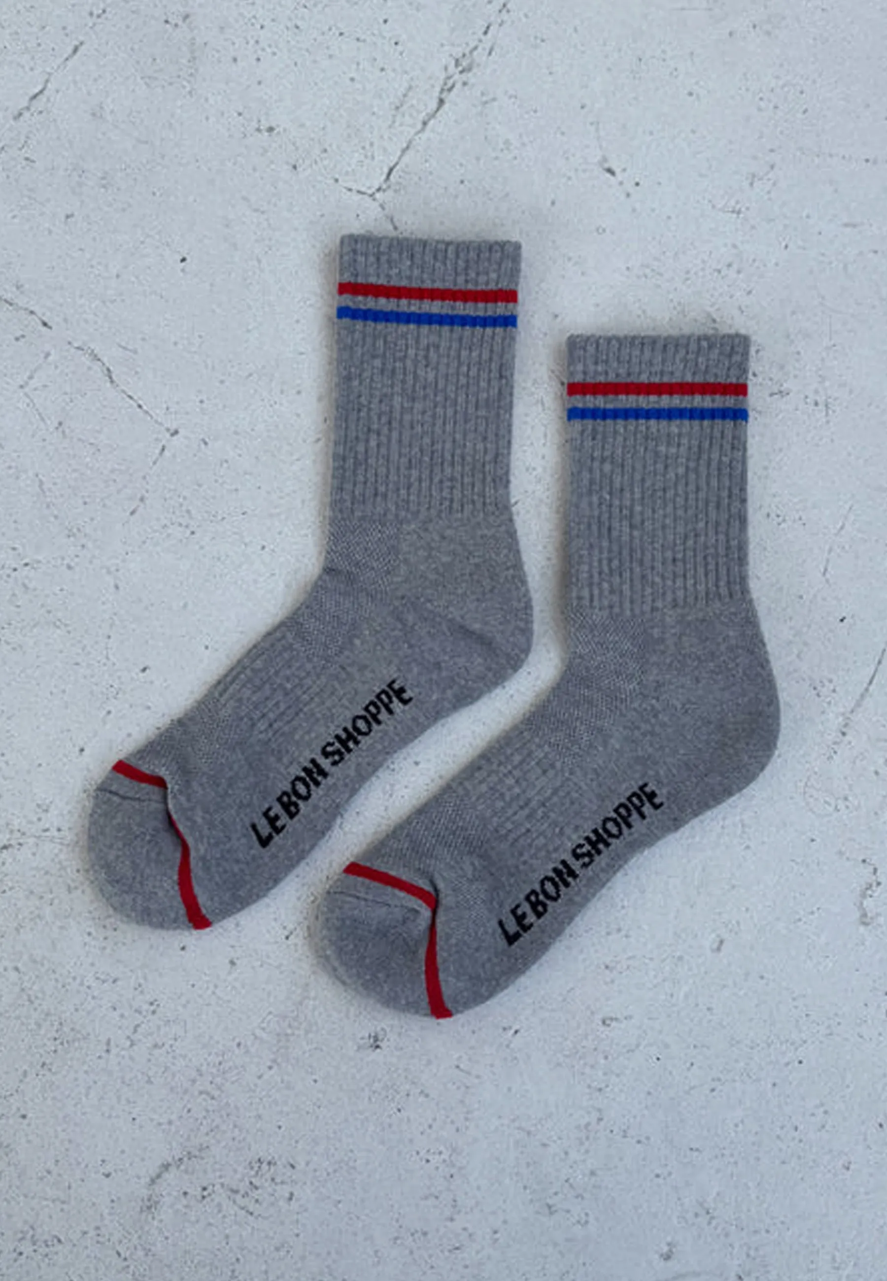 Boyfriend Mens Socks - True Grey