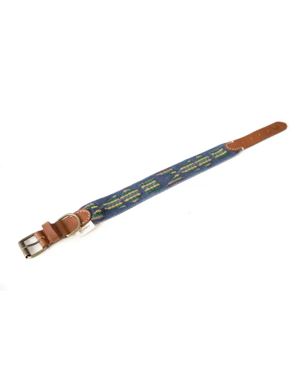 Dog Collar: Etna Blue
