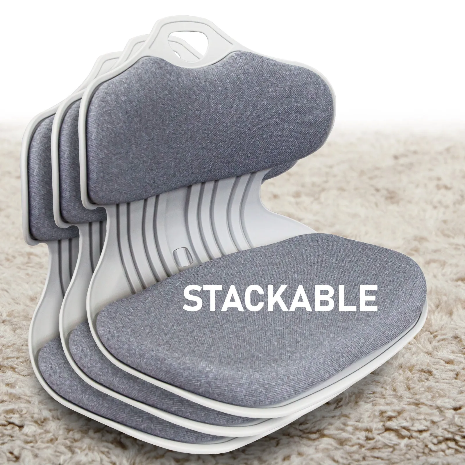 Ergonomic Posture Correction Chairs, Stackable – 2x Set, Samgong