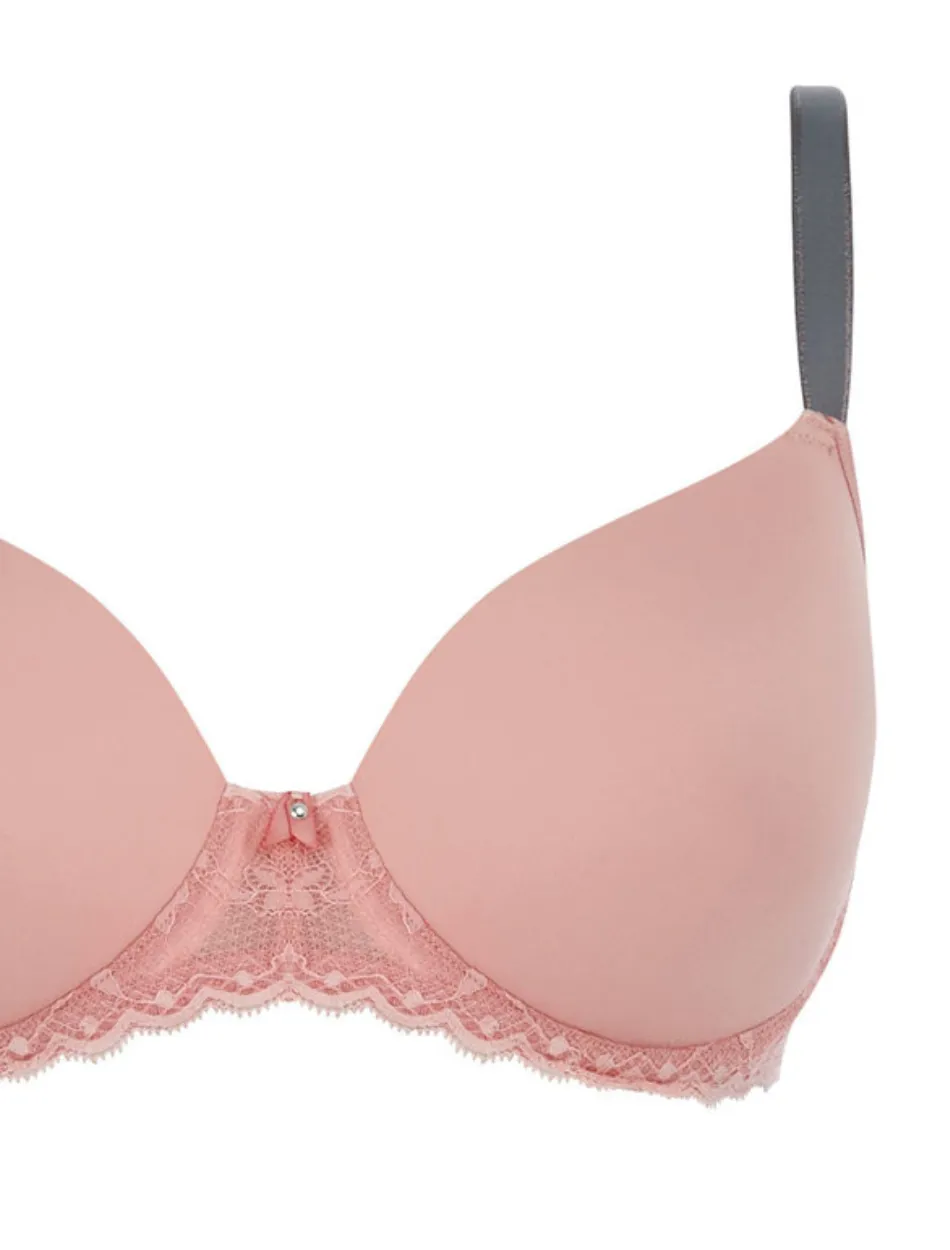 Freya Offbeat Molded Demi T-shirt Bra, Rosehip | Rose T-Shirt Bra | Freya Offbeat T-Shirt Bra