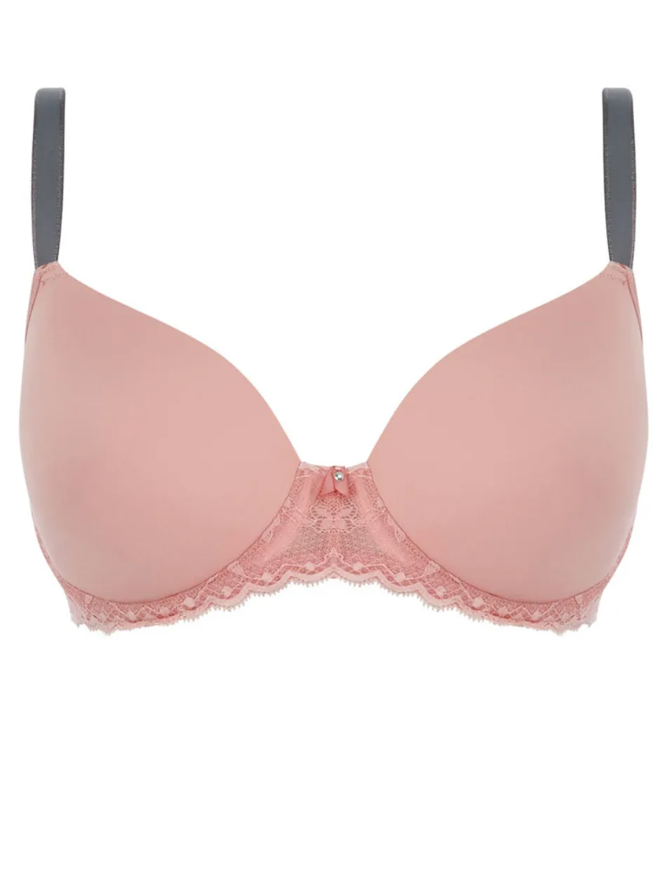 Freya Offbeat Molded Demi T-shirt Bra, Rosehip | Rose T-Shirt Bra | Freya Offbeat T-Shirt Bra