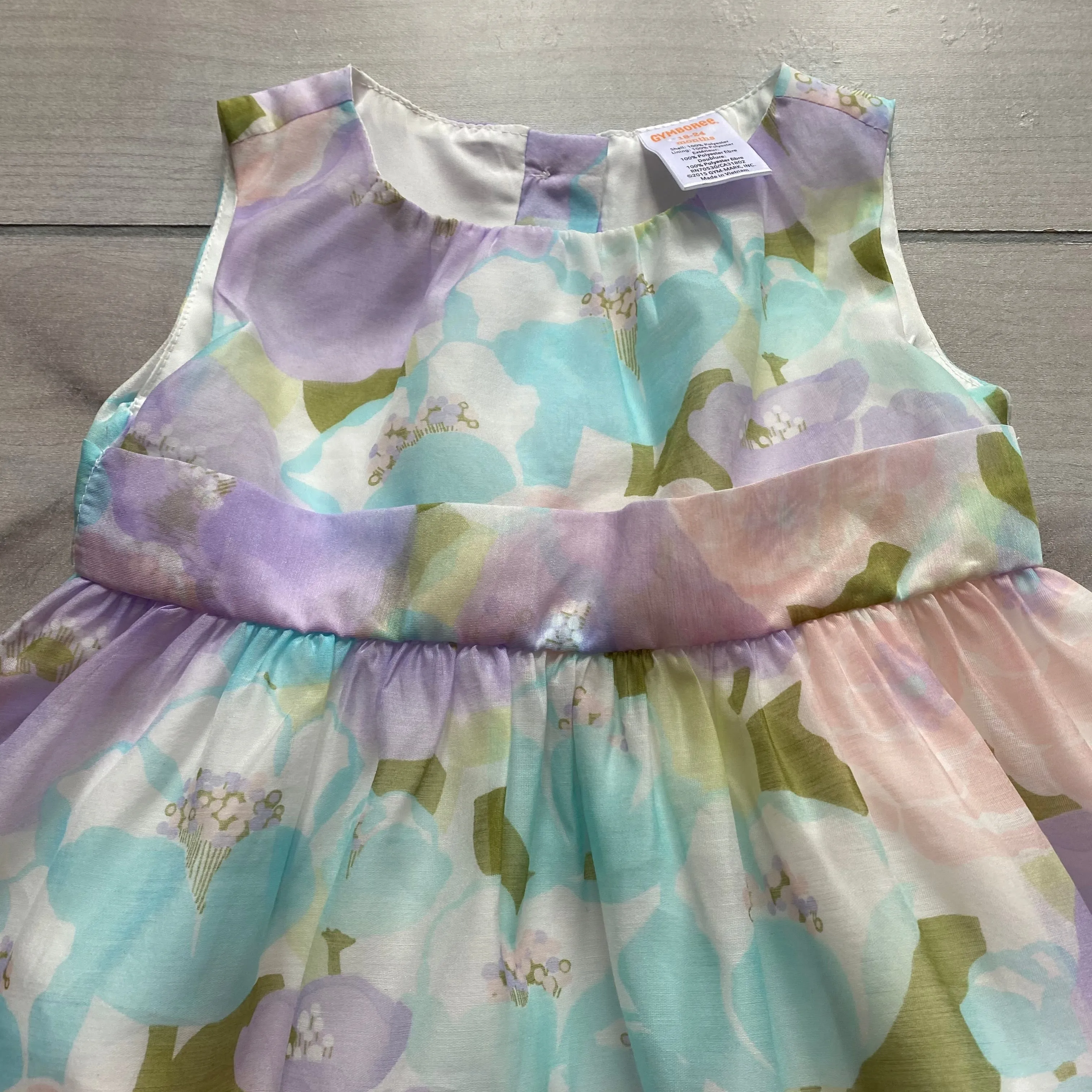Gymboree Pastel Floral Polyester Dress