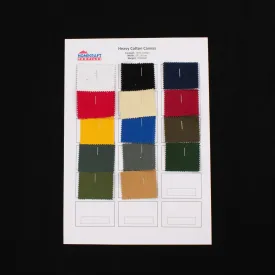 Heavy Cotton Canvas Sample Book