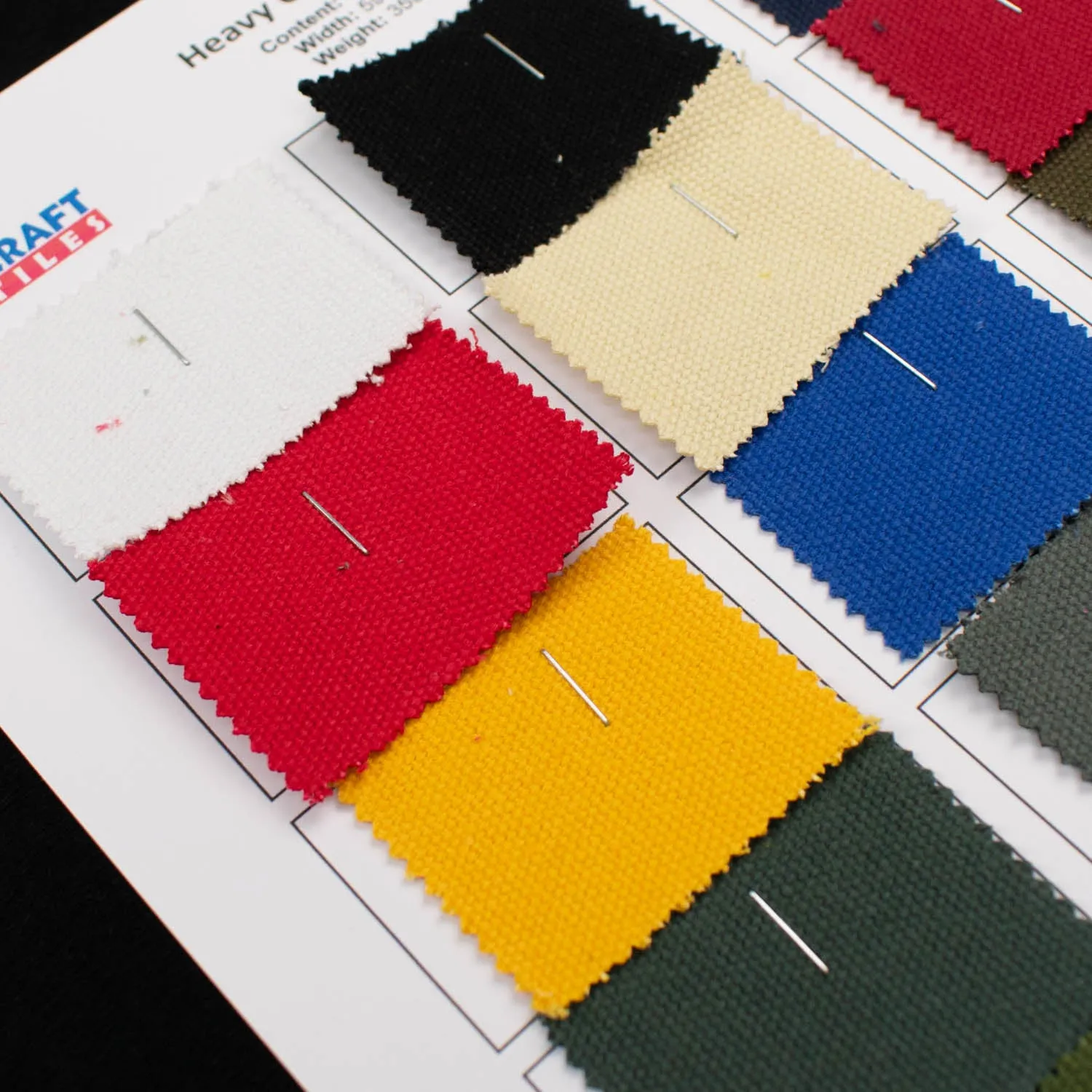 Heavy Cotton Canvas Sample Book