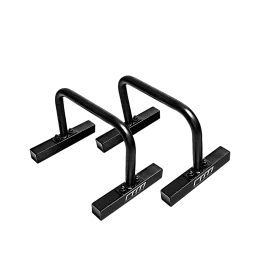 Heavy-Duty Steel Parallette Bars for Push Up & Dip Workouts