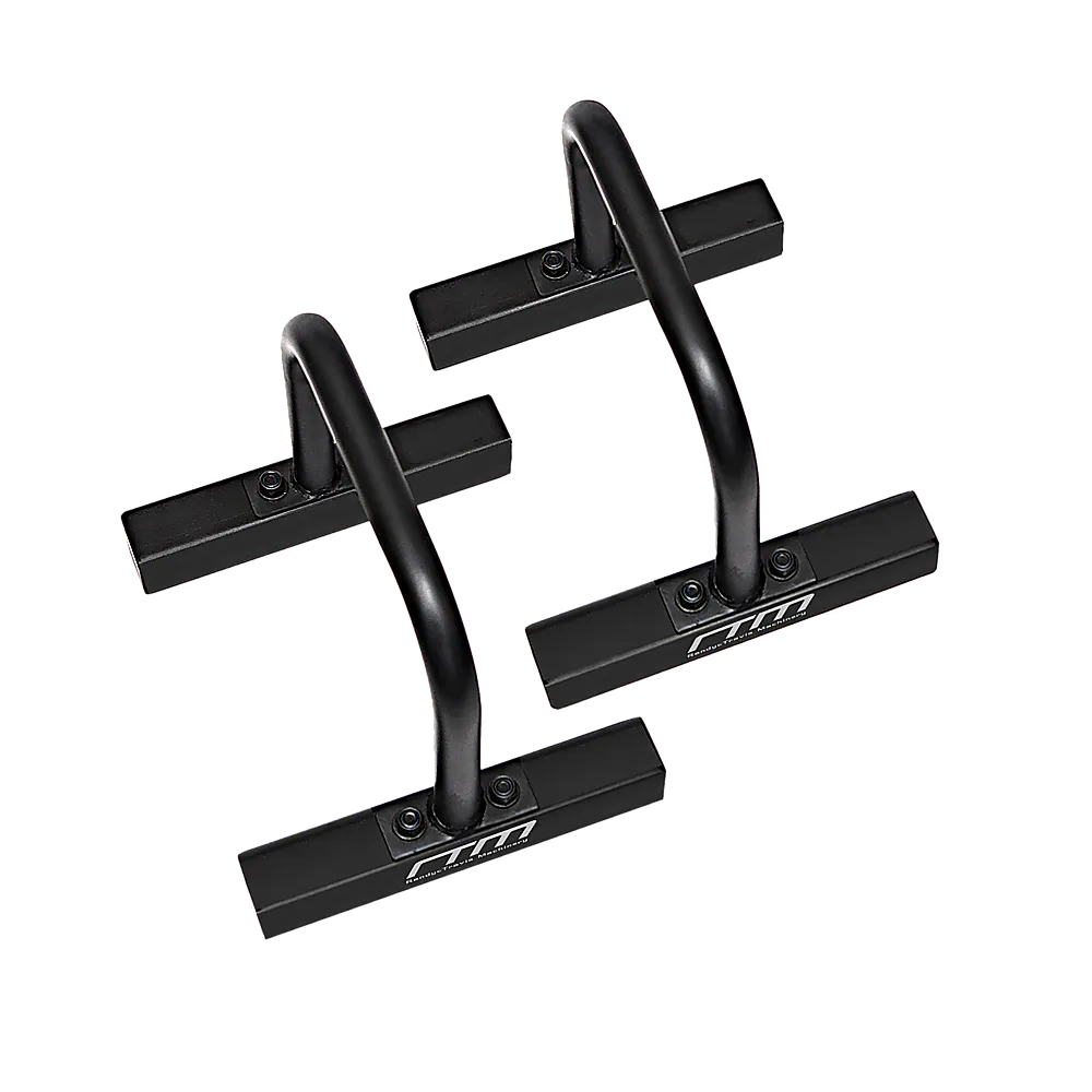 Heavy-Duty Steel Parallette Bars for Push Up & Dip Workouts