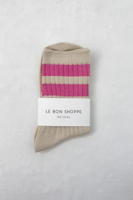 HER VARSITY SOCKS TAFFY
