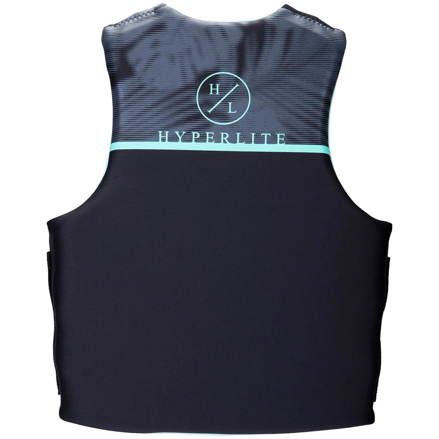 Hyperlite Indy Neo CGA 2023 Women's Wakeboarding Vest, Black/Turquoise
