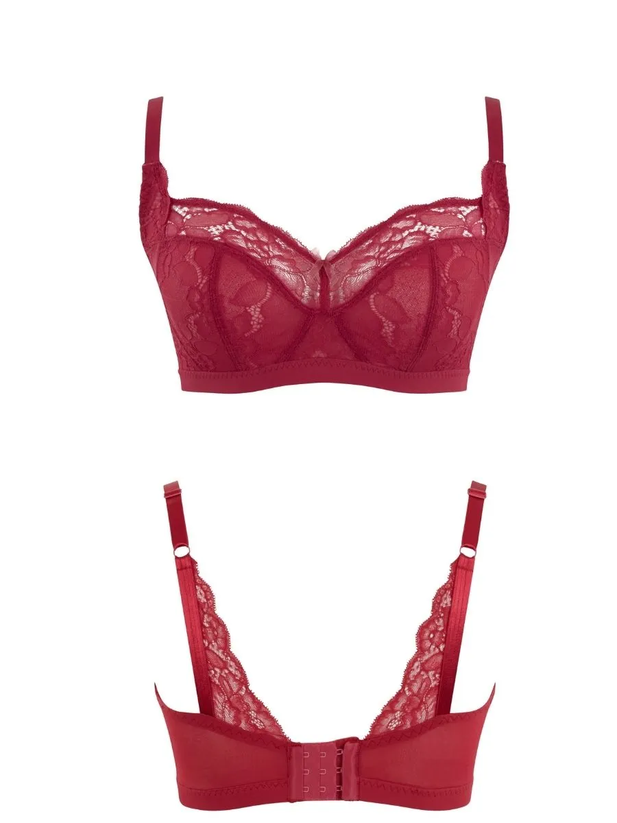 Imogen Wirefree Balcony Bra - Electric Magenta