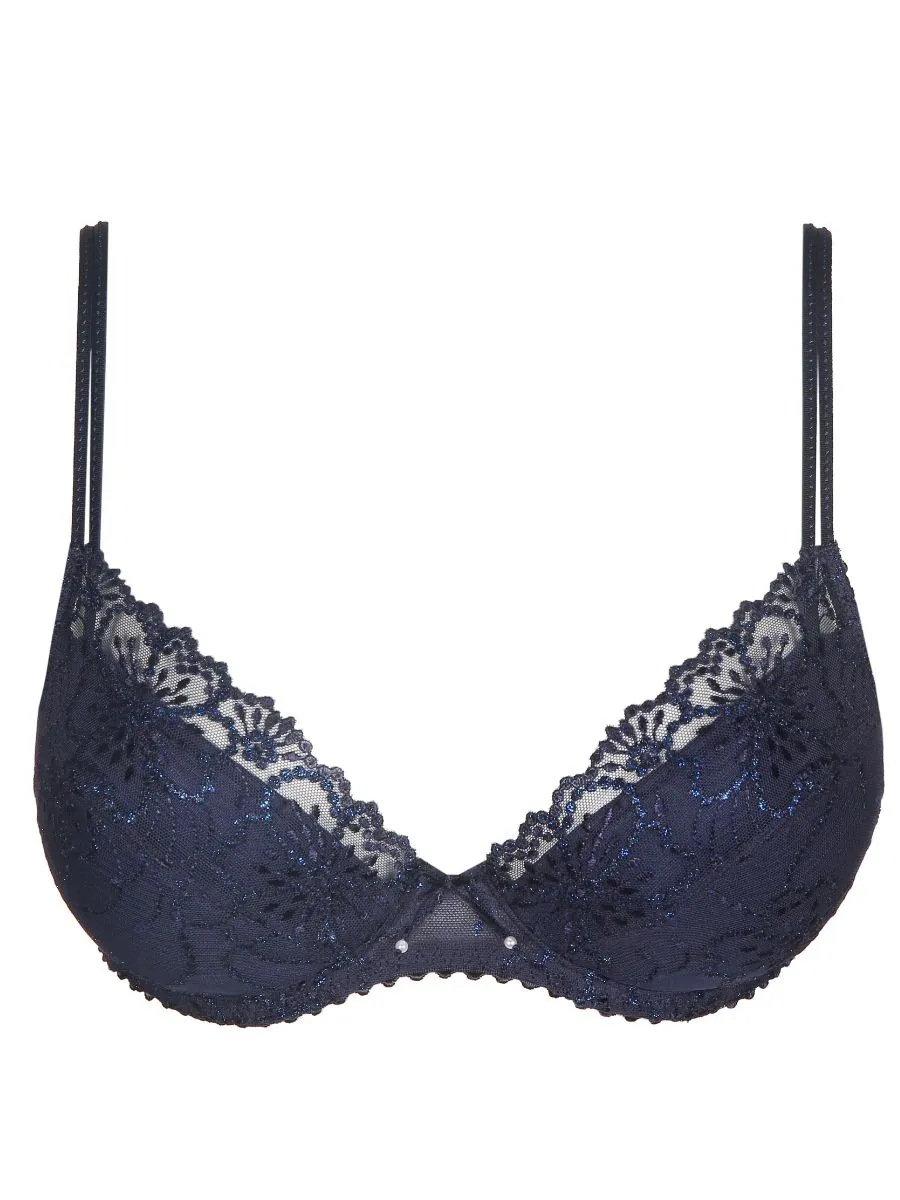 Jane Push Up Bra - Velvet Blue