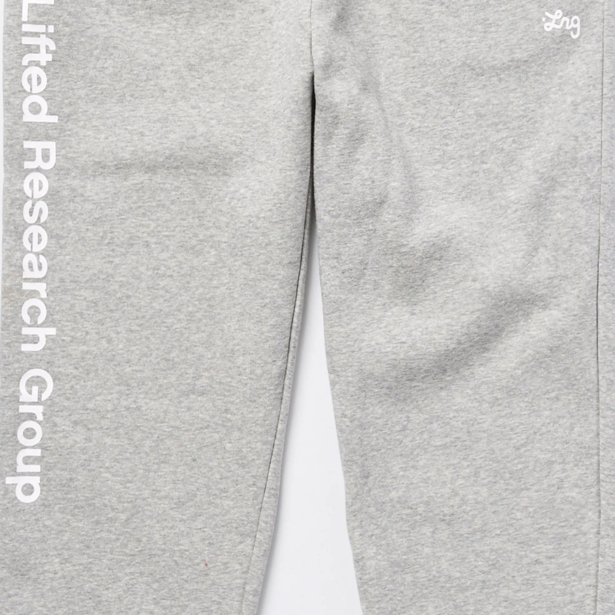 LIFTED SCRIPT JOGGER SWEATPANTS - HEATHER GREY