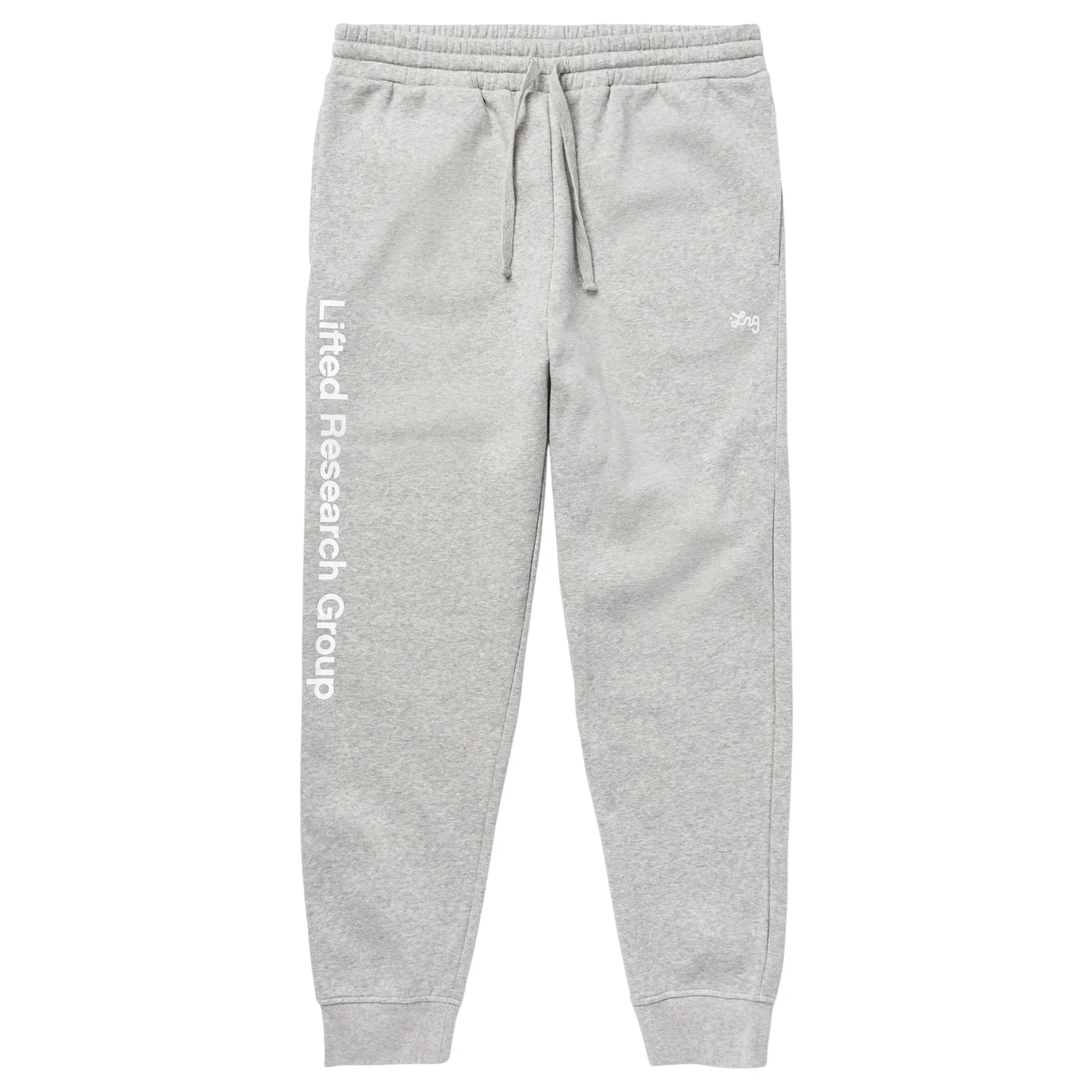 LIFTED SCRIPT JOGGER SWEATPANTS - HEATHER GREY