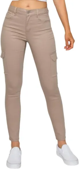 Little Vintage Girls Wax Women's Jeans Butt I Love You Push-UP HIGH-Rise Skinny with Tummy-Tucking Waistband