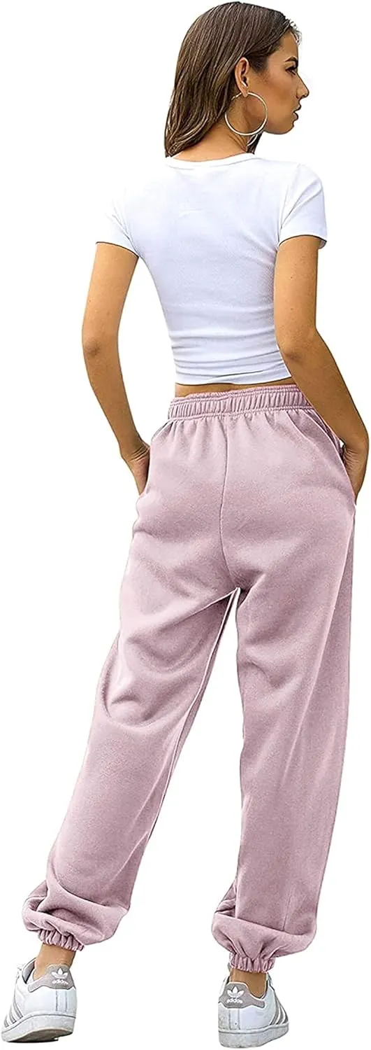 Love My Fashions Sweatpants Women Baggy High Waisted Casual Pajama Pants Jogger Fleece Bottoms Spring Outfits for Women 2025