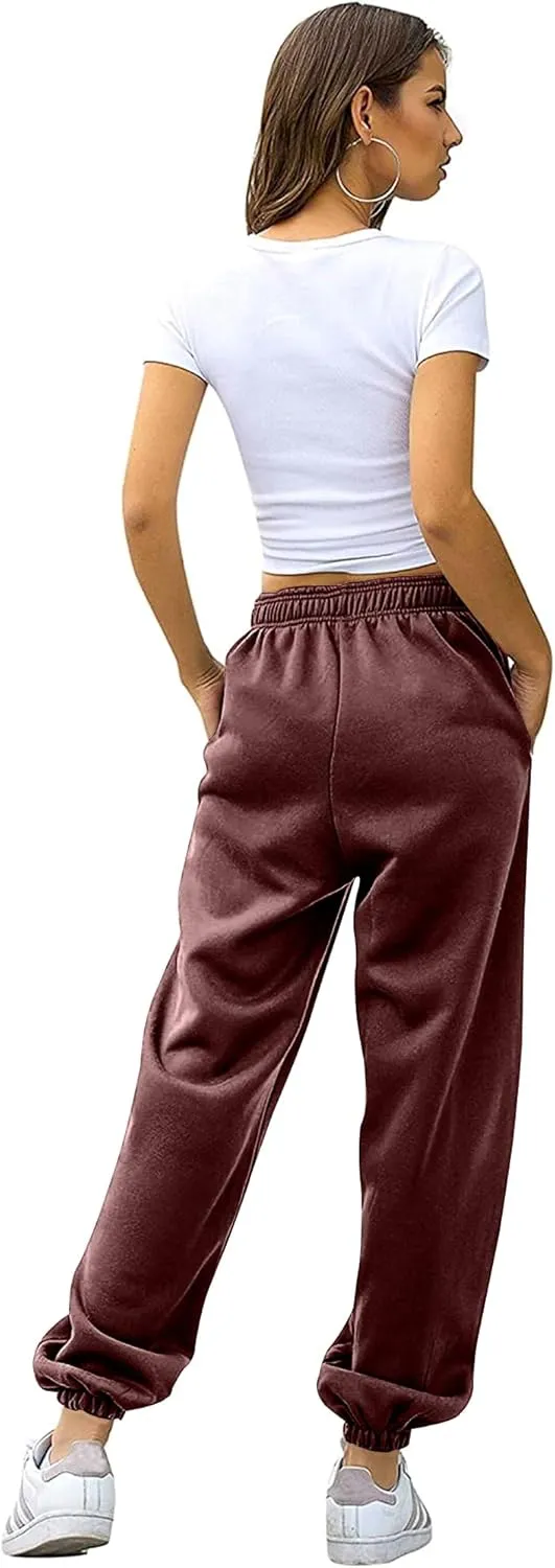 Love My Fashions Sweatpants Women Baggy High Waisted Casual Pajama Pants Jogger Fleece Bottoms Spring Outfits for Women 2025