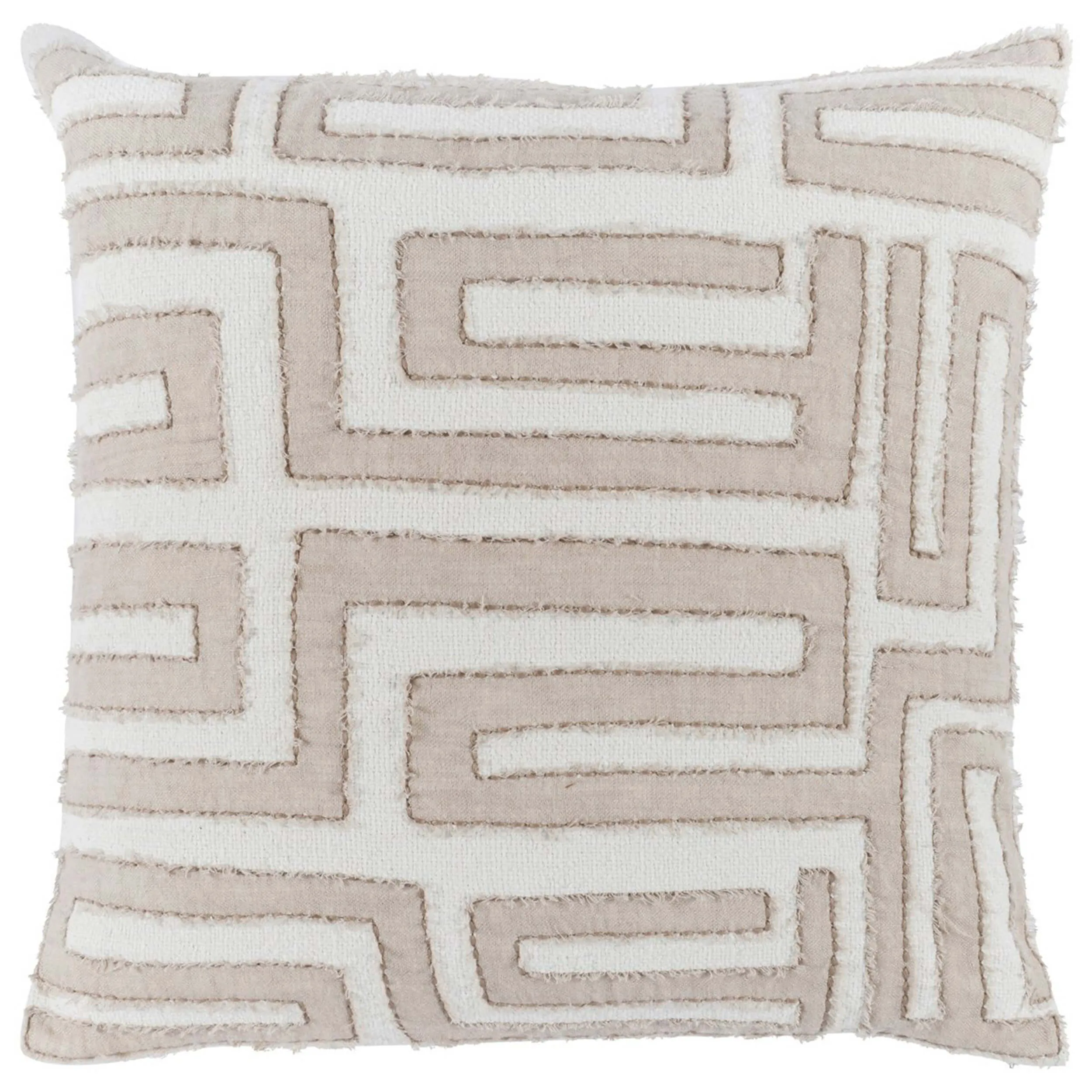 Mateo Pillow, Natural/Ivory