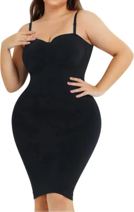 Nebility Womens' Slips Under Dresses Strapless Tummy Control Body Shaper