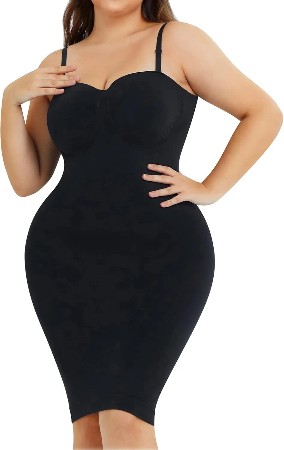 Nebility Womens' Slips Under Dresses Strapless Tummy Control Body Shaper
