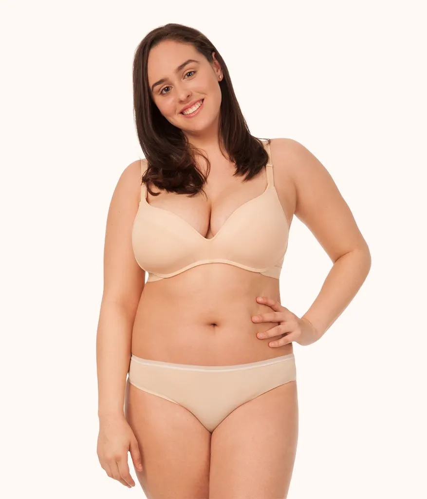 No-Wire Push-Up Bra Bundle: Jet Black/Toasted Almond