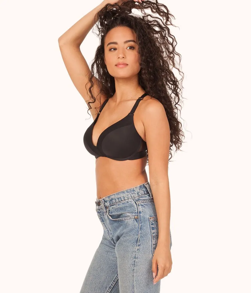 No-Wire Push-Up Bra Bundle: Jet Black/Toasted Almond