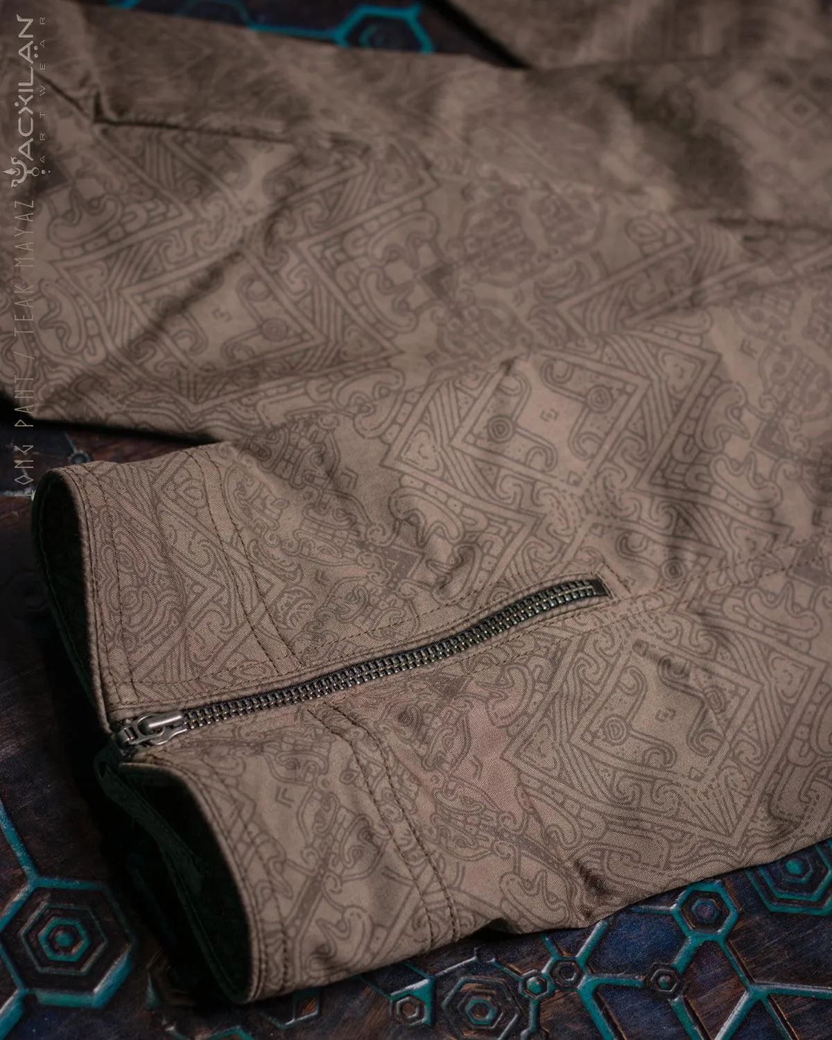 Pants Men / Cotton Printed - MAYAZ Teak