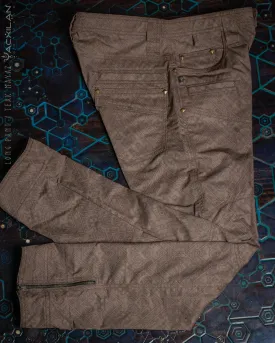 Pants Men / Cotton Printed - MAYAZ Teak