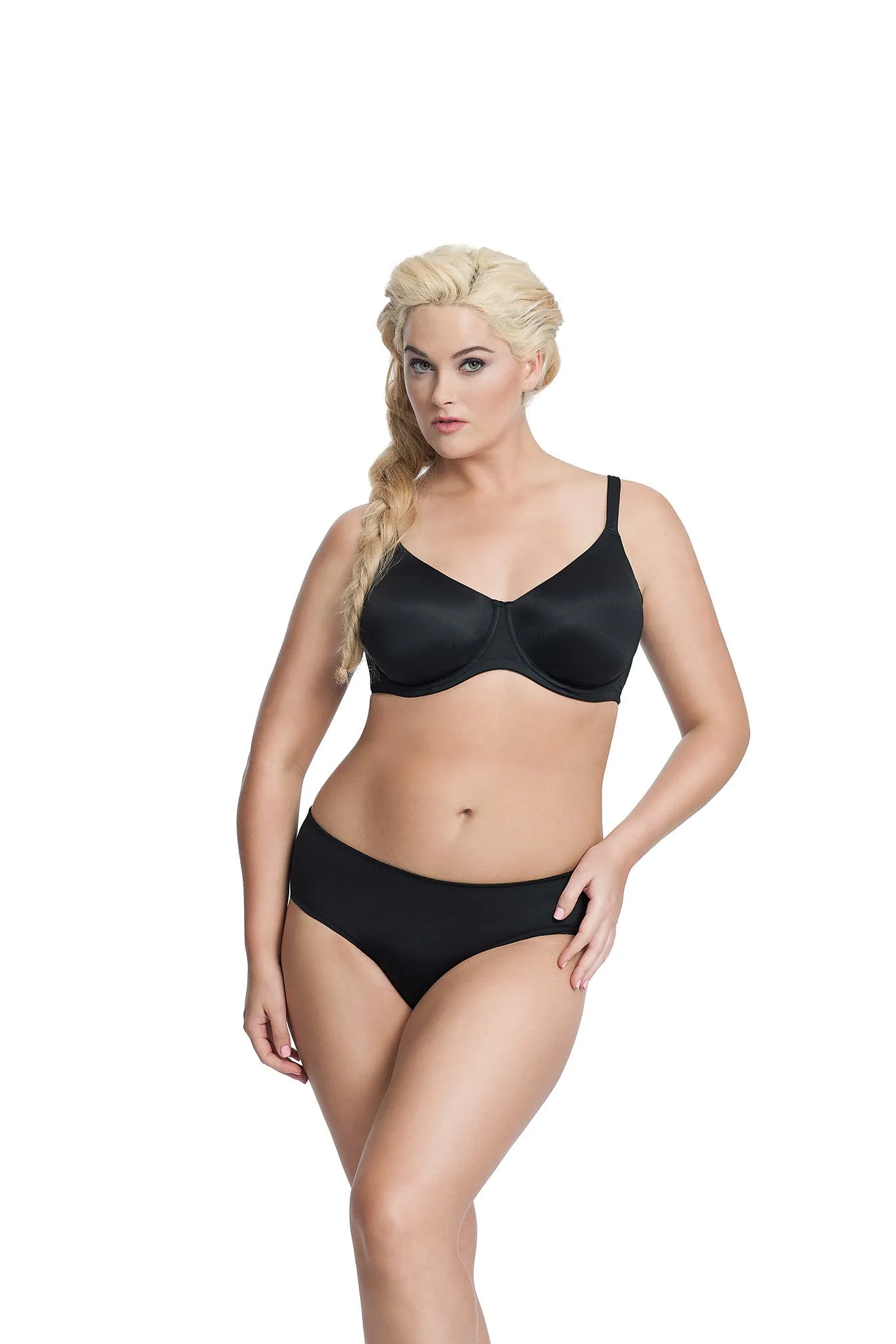 Pure T-Shirt Bra Black - Sculptresse