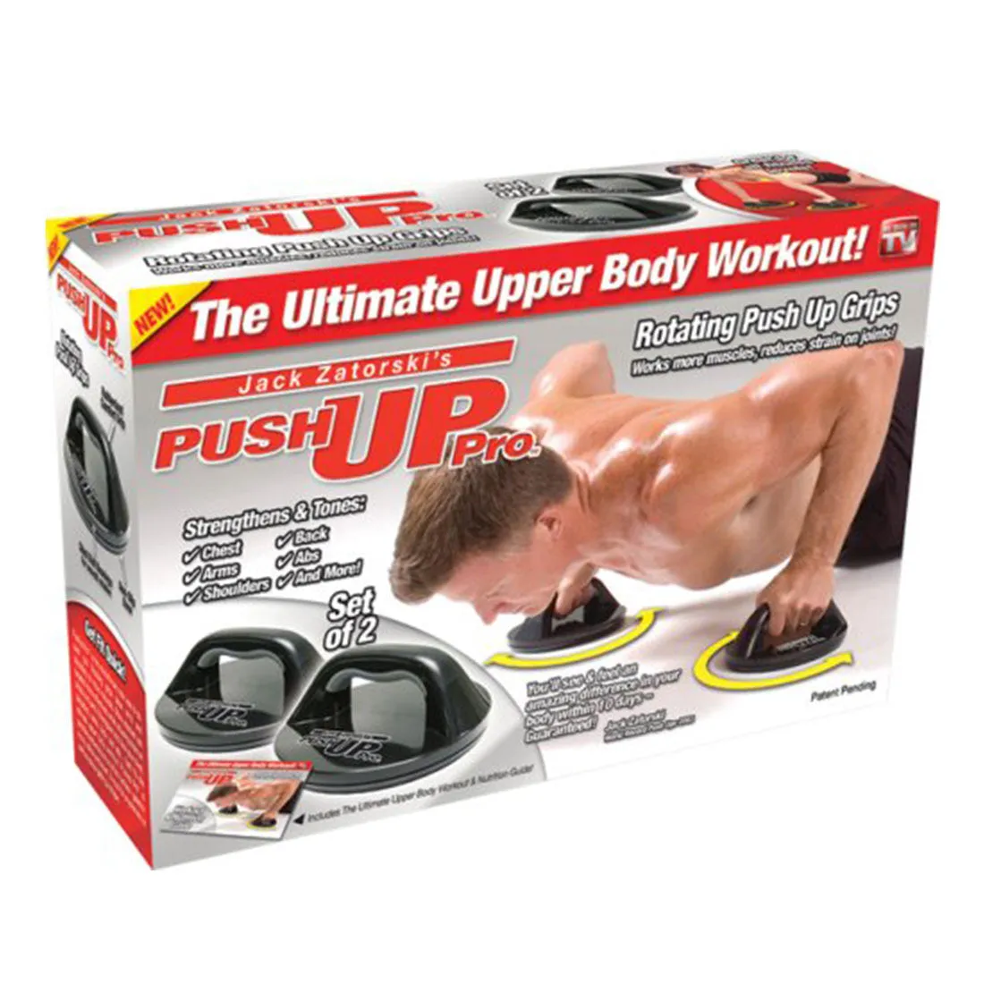 Push Up Bar Handles Pro Bars Abdominal Upper Chest Shaper Rotating Exercise