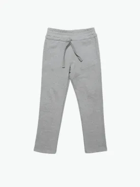 Regular Fit Cotton Drawstring Sweatpants Melange Grey