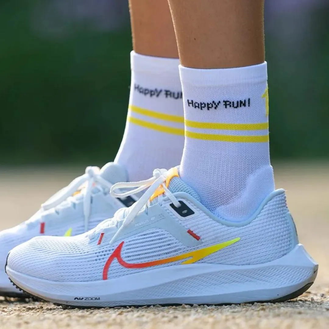 Sporcks - Run Ultralight Sock - Happy Run White