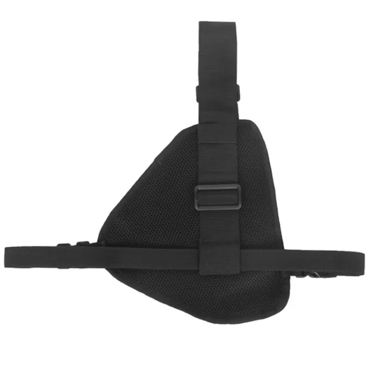 Sports Outdoor Vest Chest Bag for Walkie Talkie(Black)