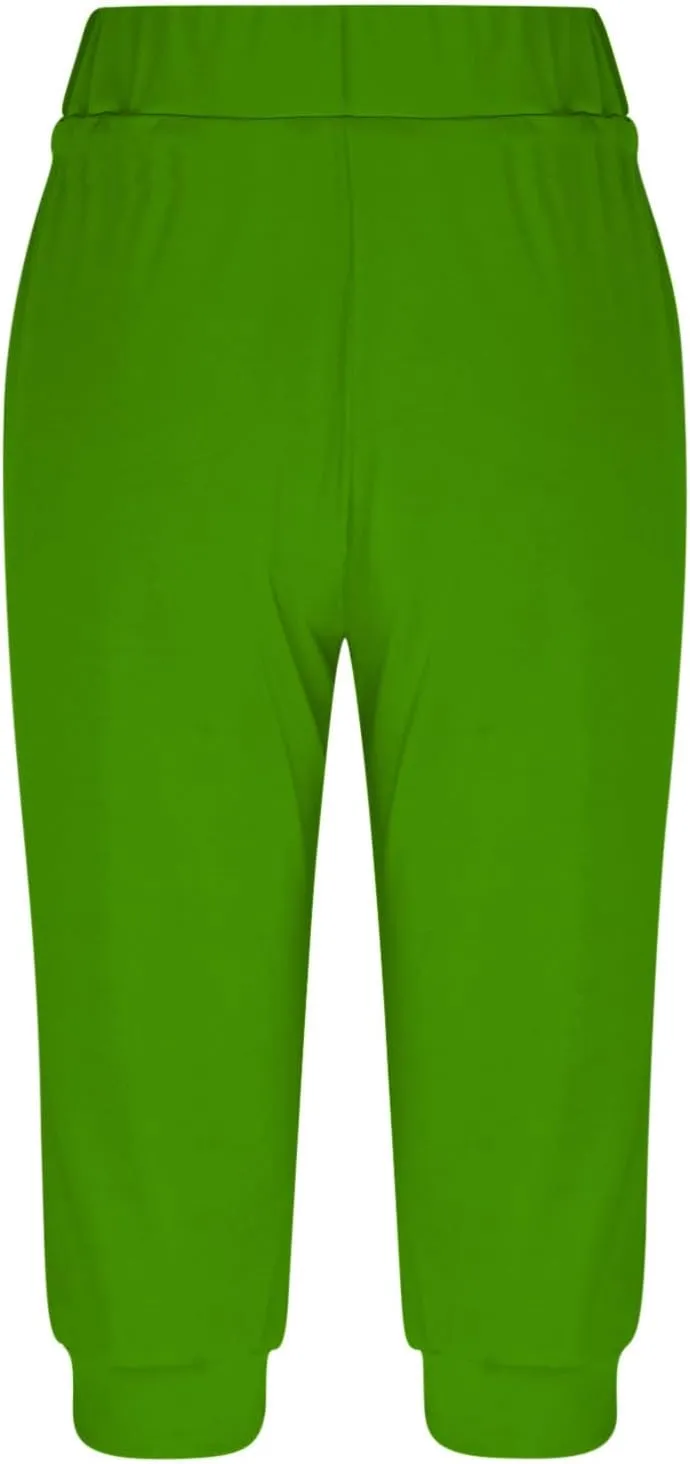 TANGNADE Women's Yoga Capris Pants Loose Soft Workout Joggers Joggers Elastic Waist Sweatpants Sports Casual Pants Pockets